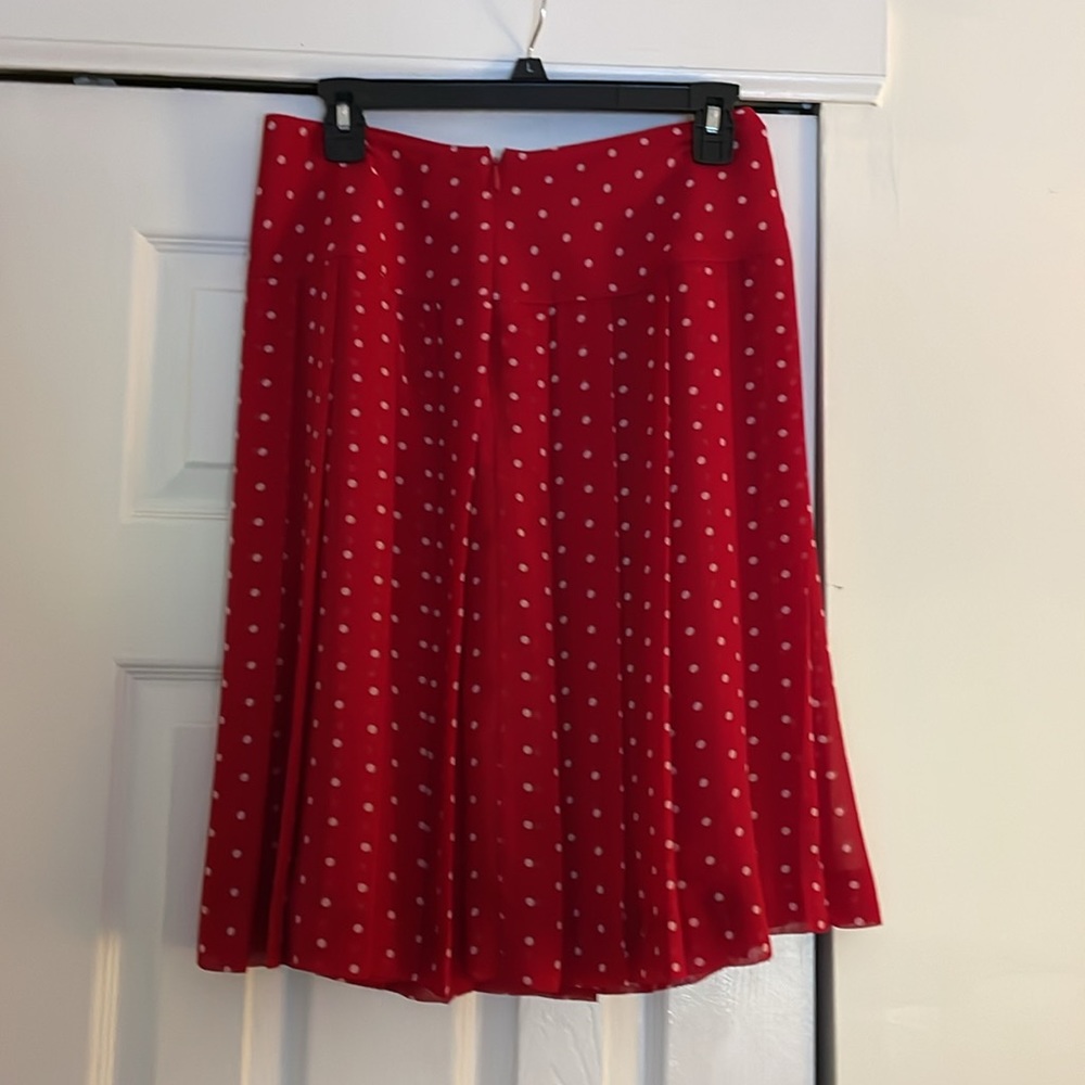 Nine & Co 90s VTG Pleated Rockabilly Skirt Sz 6 - Picture 11 of 12